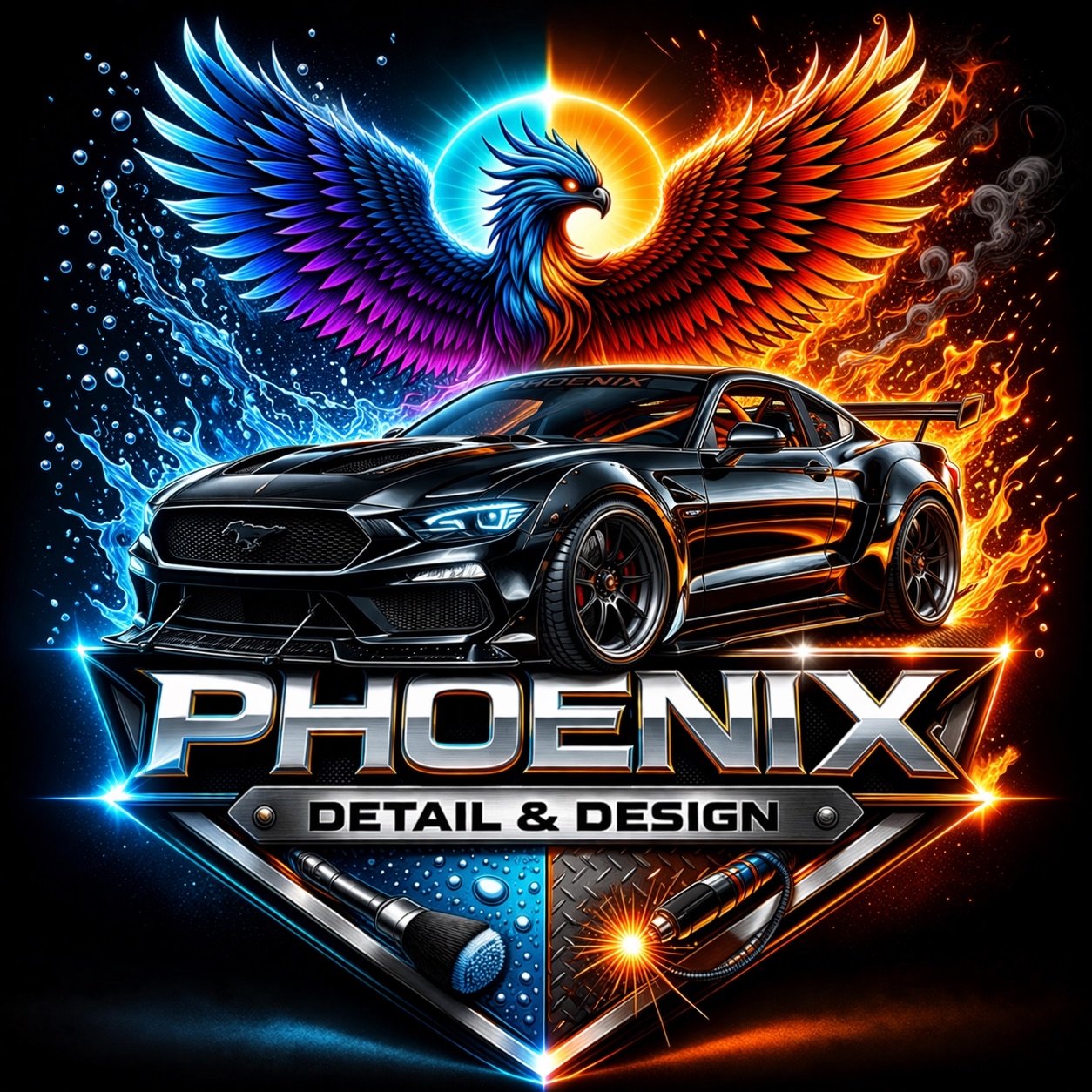 Phoenix Detail & Design logo